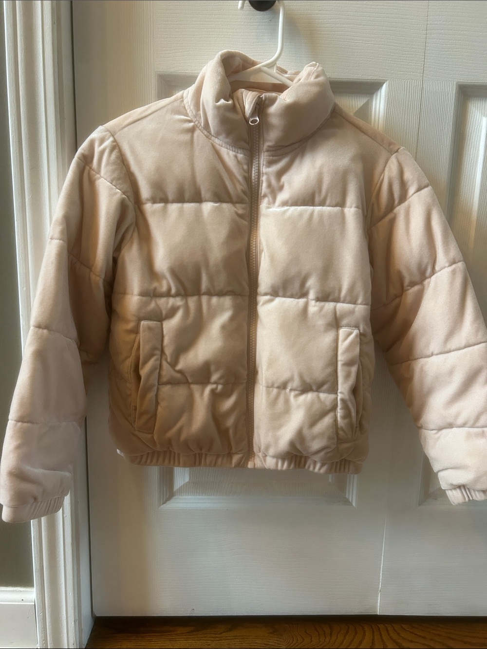 Art class light pink puffer jacket